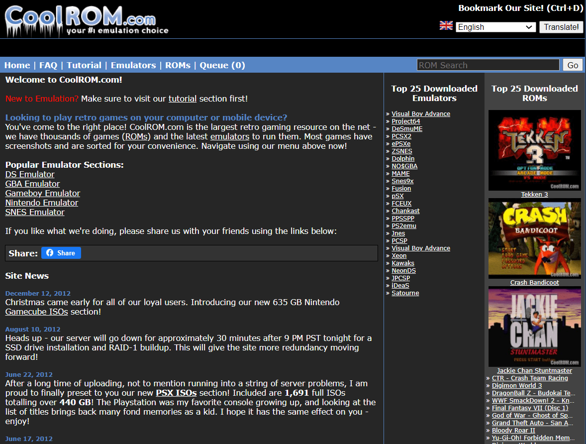 Cara Download Game PPSSPP ISO di Coolrom