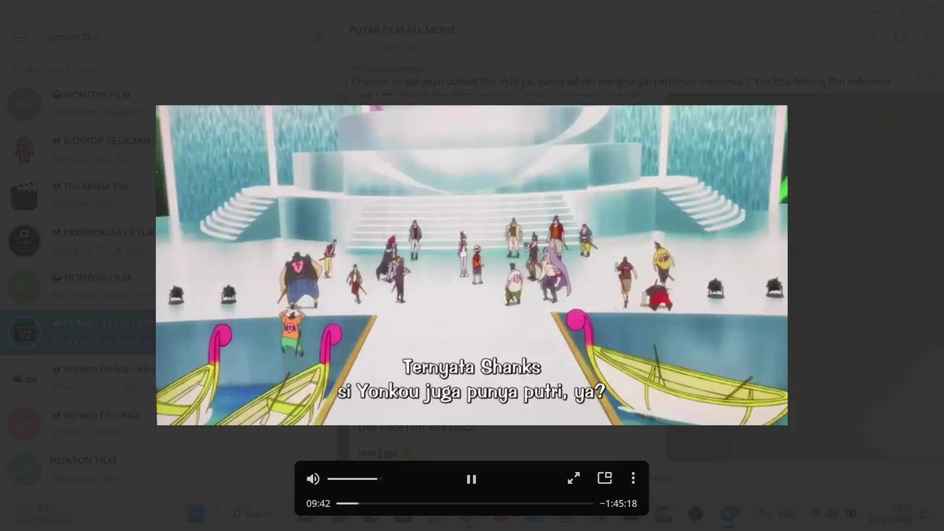 Cara Nonton dan Download Film di Telegram Gratis